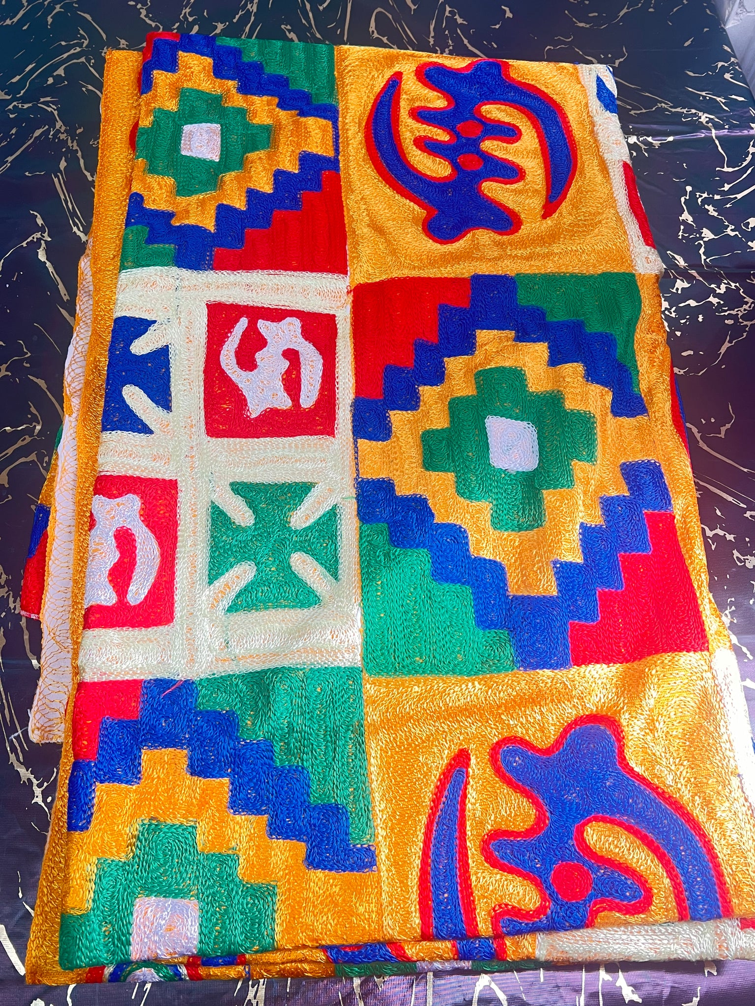 Odogwu Handwoven Authentic Joromi Men’s Kente