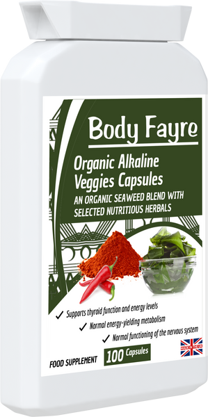 Organic Alkaline Vegetable Capsules